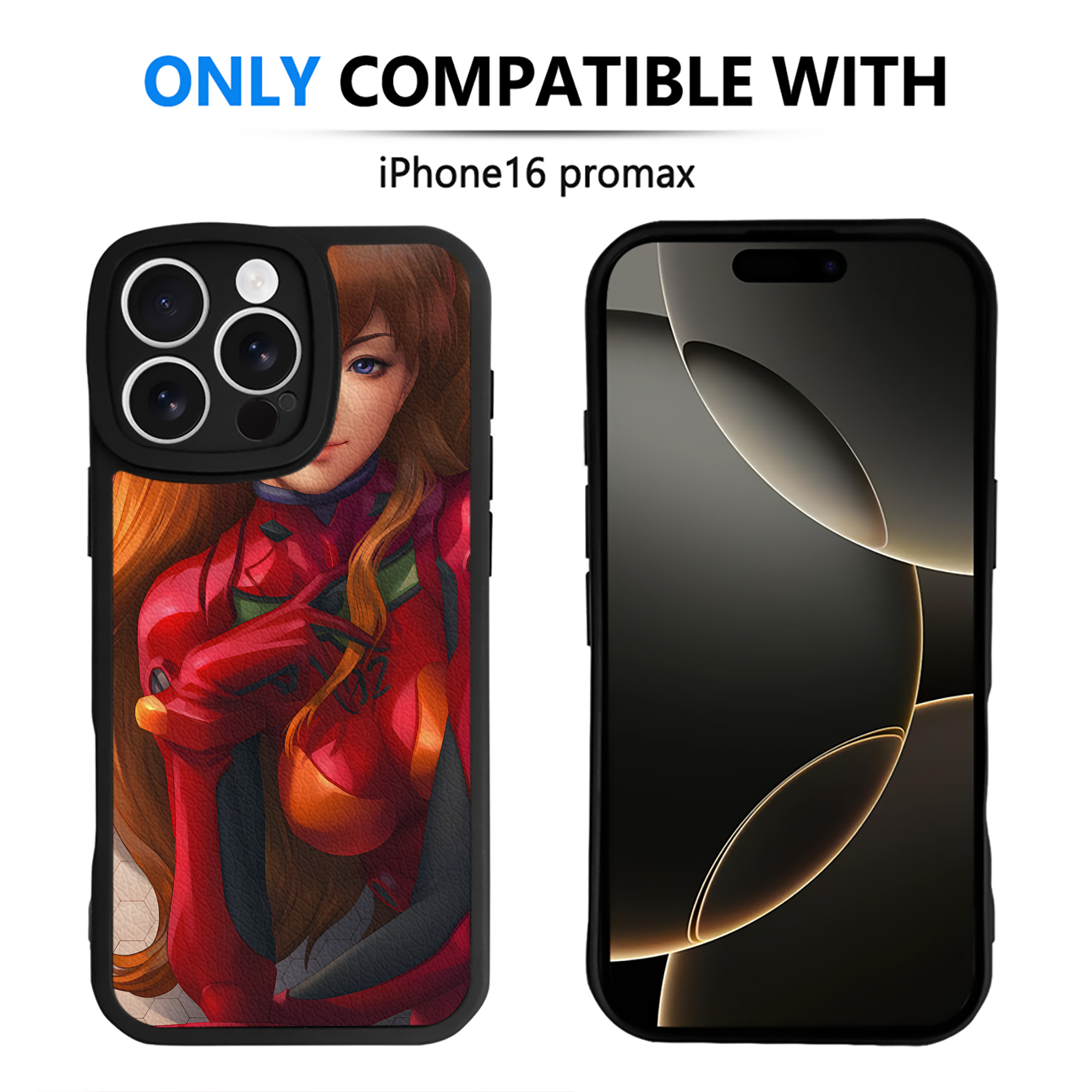 （画像用） EVA 新世紀エヴァンゲリオン 【iPhone 16シリーズ対応】シリコンスマホケース（レザー調） 材質：シリコン